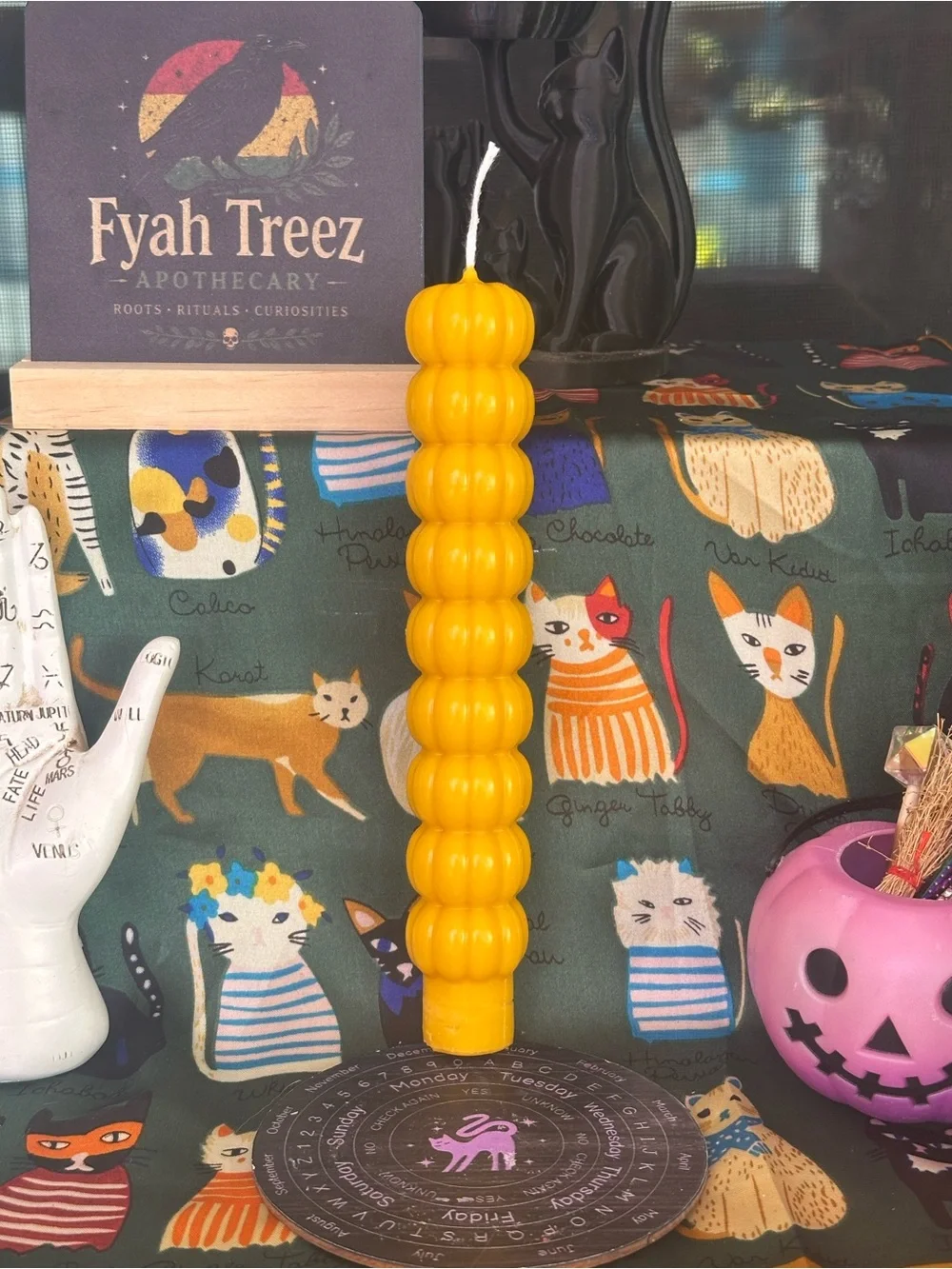 Pumpkin Stack Taper Candle – Pumpkin Spice